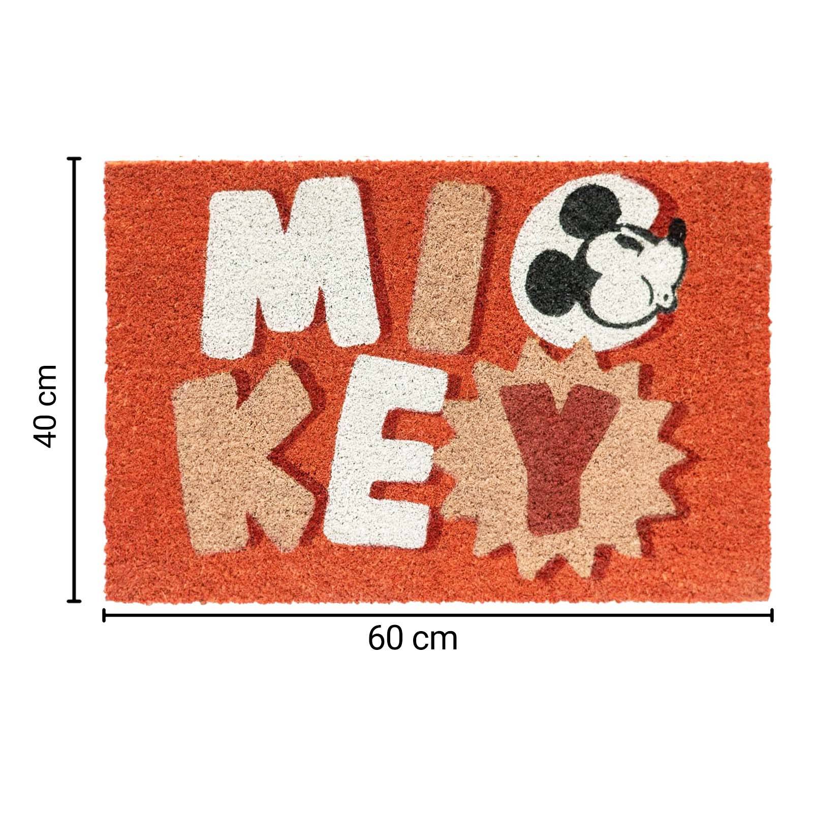 Paillasson de Décoration 60x40cm à Motif Mickey Mouse Antidérapante-3