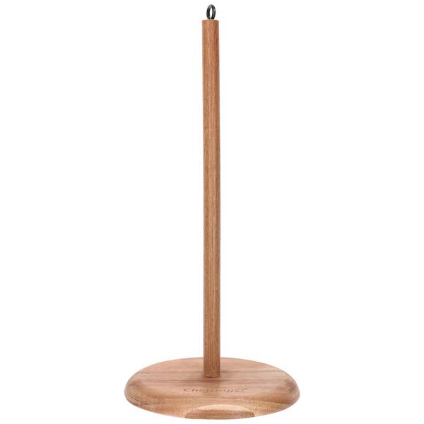 Porte Rouleaux Essuie Tout en Bois Acacia support Stable Design Élégant