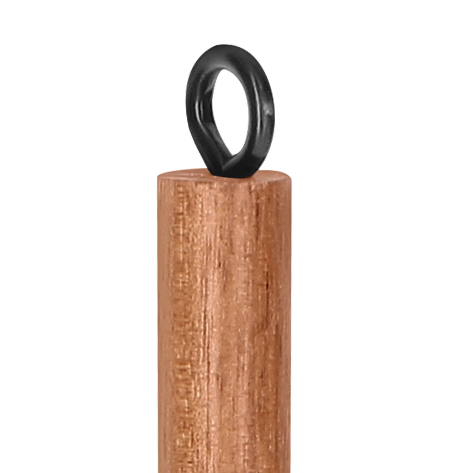 Porte Rouleaux Essuie Tout en Bois Acacia support Stable Design Élégant-3