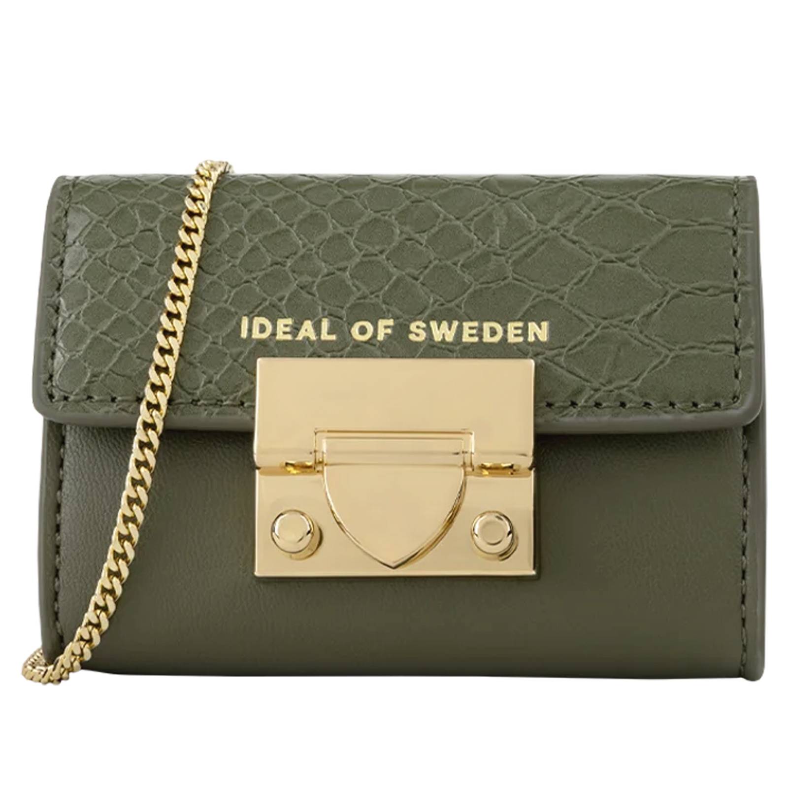 Portefeuille Modèle Liv Padlock au Motif Serpent avec Chaîne Amovible de 105 cm-2