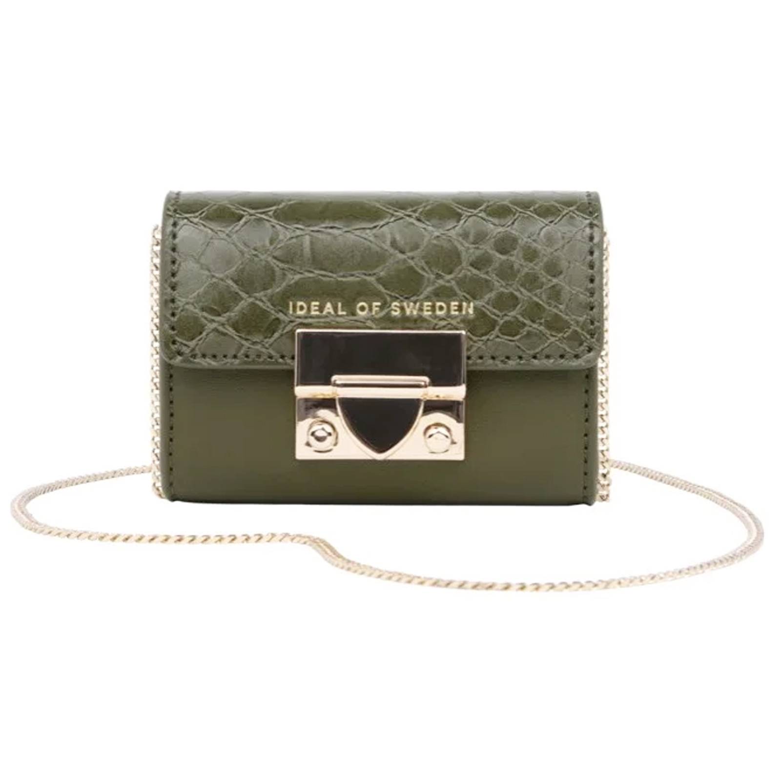 Portefeuille Modèle Liv Padlock au Motif Serpent avec Chaîne Amovible de 105 cm-3