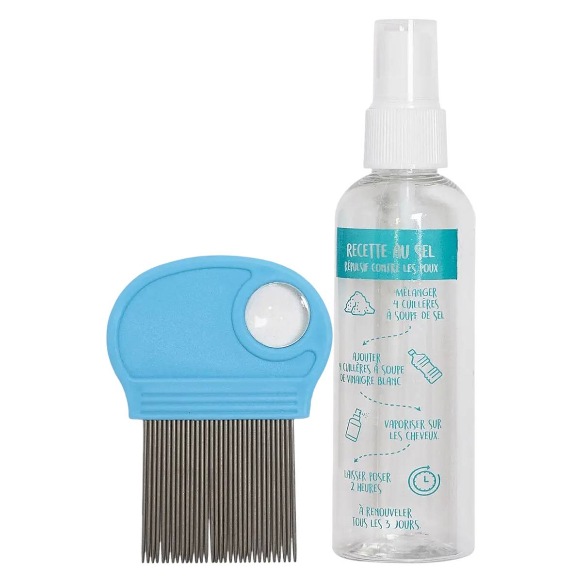 Peigne anti-poux et Flacon 100 ml-1