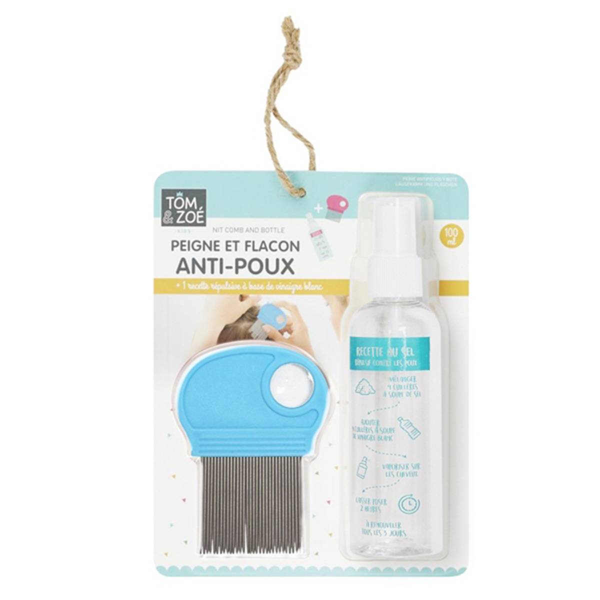 Peigne anti-poux et Flacon 100 ml-4