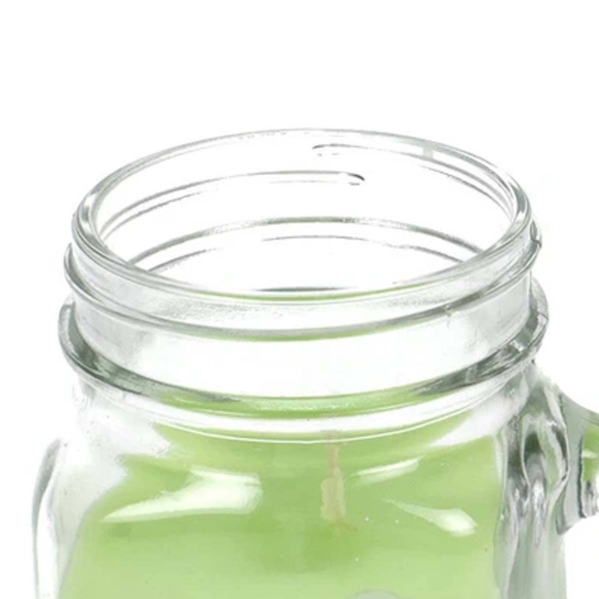 Bougie Parfumée Pomme 40h dans un Bocal avec Couvercle-4