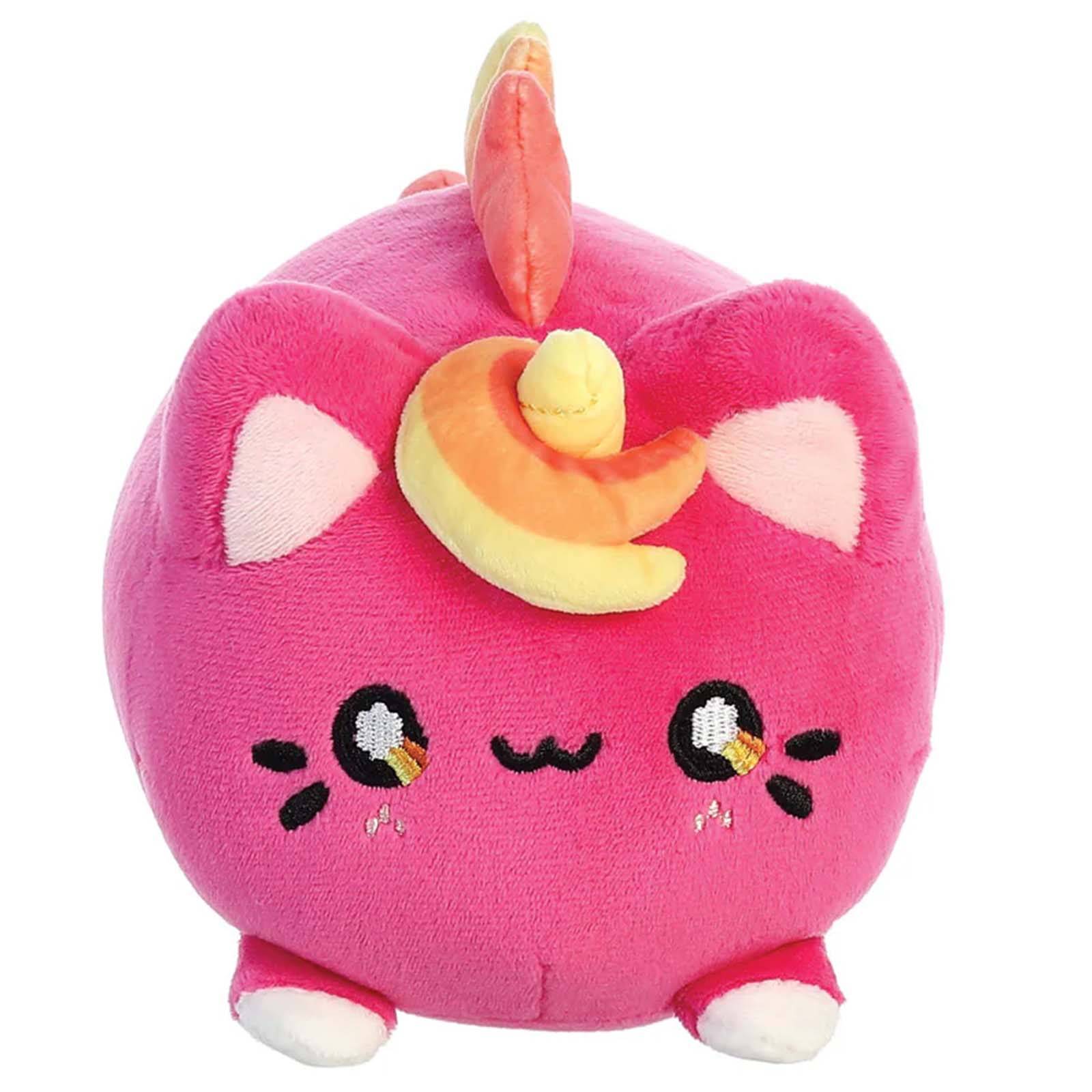 Peluche 18cm Chat Licorne avec Corne et Crinière Modèle Meowchi-0