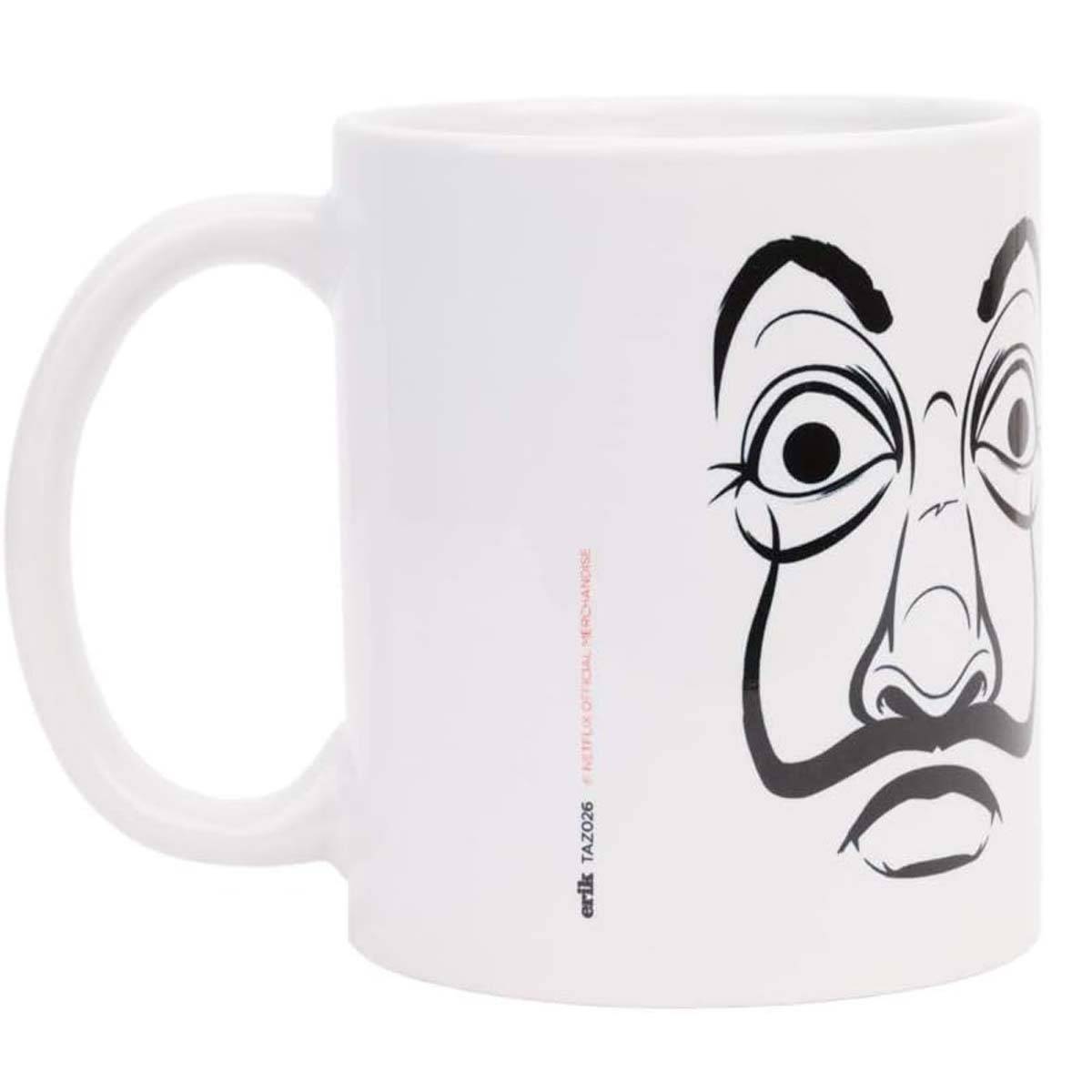 Mug en Céramique 330ml Collection La Casa De Papel Solide Lavable-1