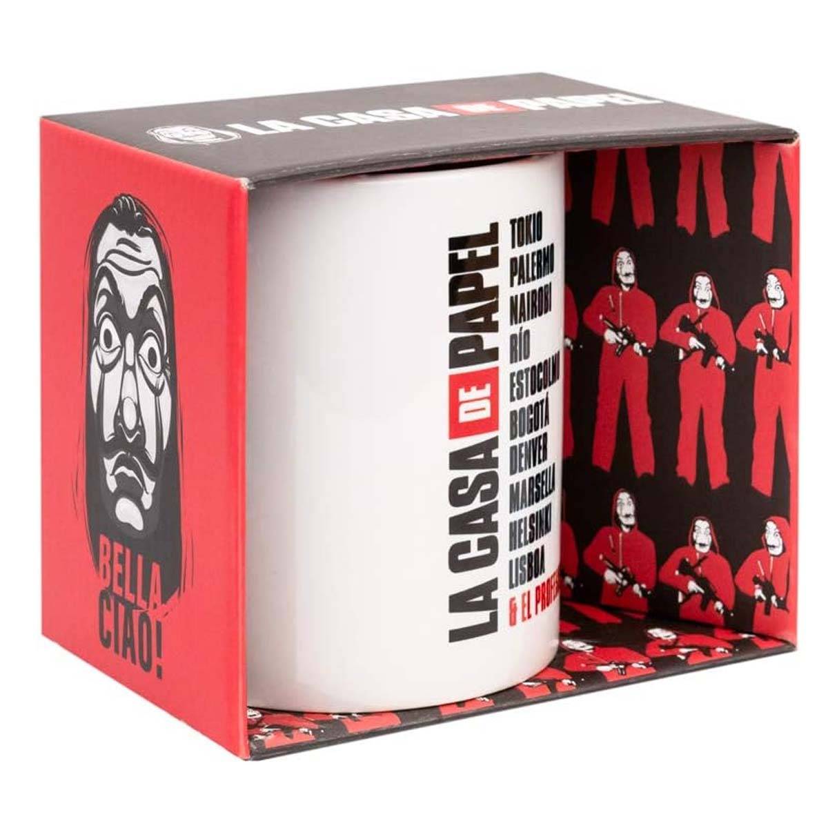 Mug en Céramique 330ml Collection La Casa De Papel Solide Lavable-4