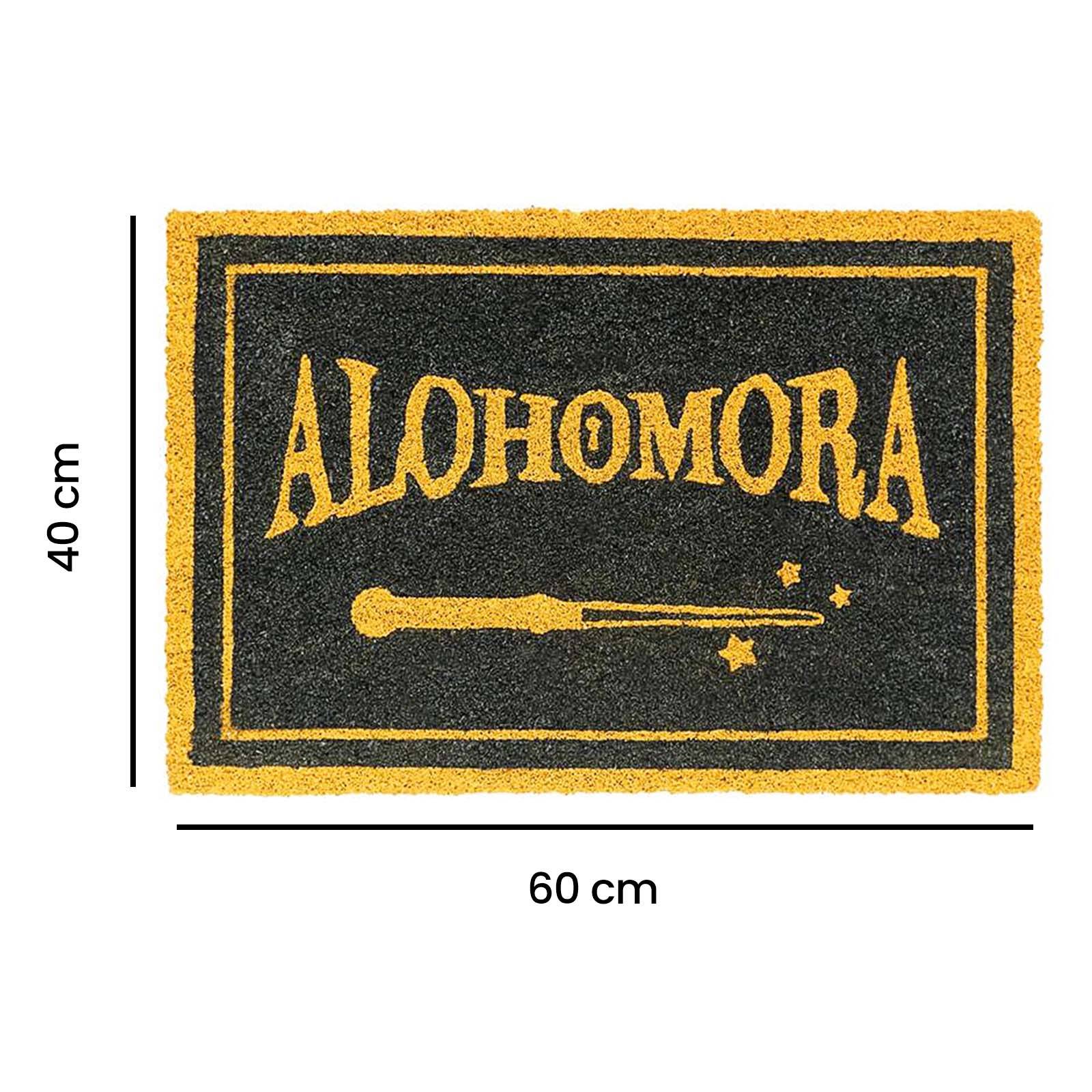 Paillasson Alohomora Motif Baguette Magique 40x60cm Antidérapant-2