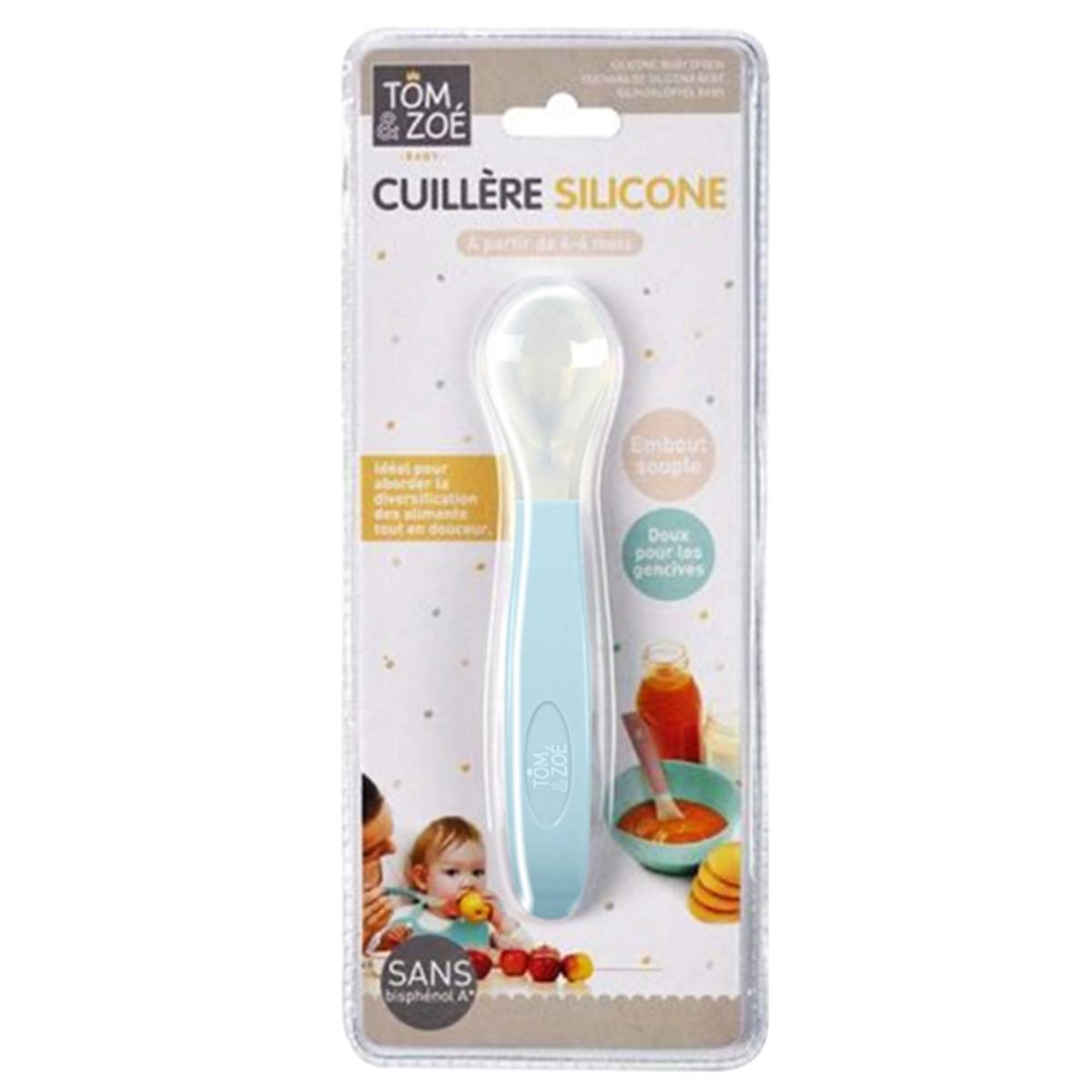 Cuillère Bébé en silicone-4