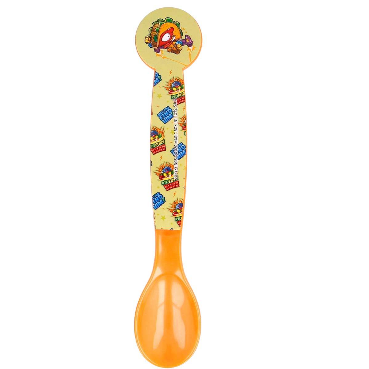 Cuillère et Fourchette pour Enfants au Décor KidFury en Plastique-3