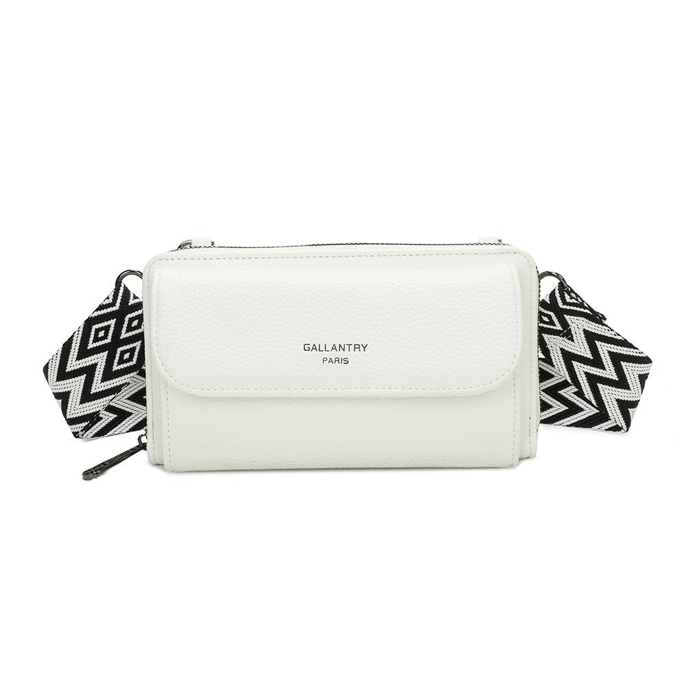Sac Bandoulière Portefeuille Mignon en Cuir-1