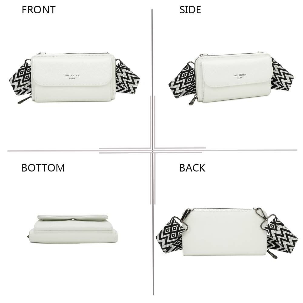 Sac Bandoulière Portefeuille Mignon en Cuir-2