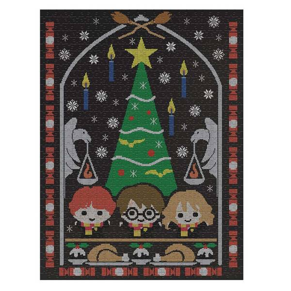 Puzzle 1000 pièces Vacances à Poudlard avec Boîte Décorative