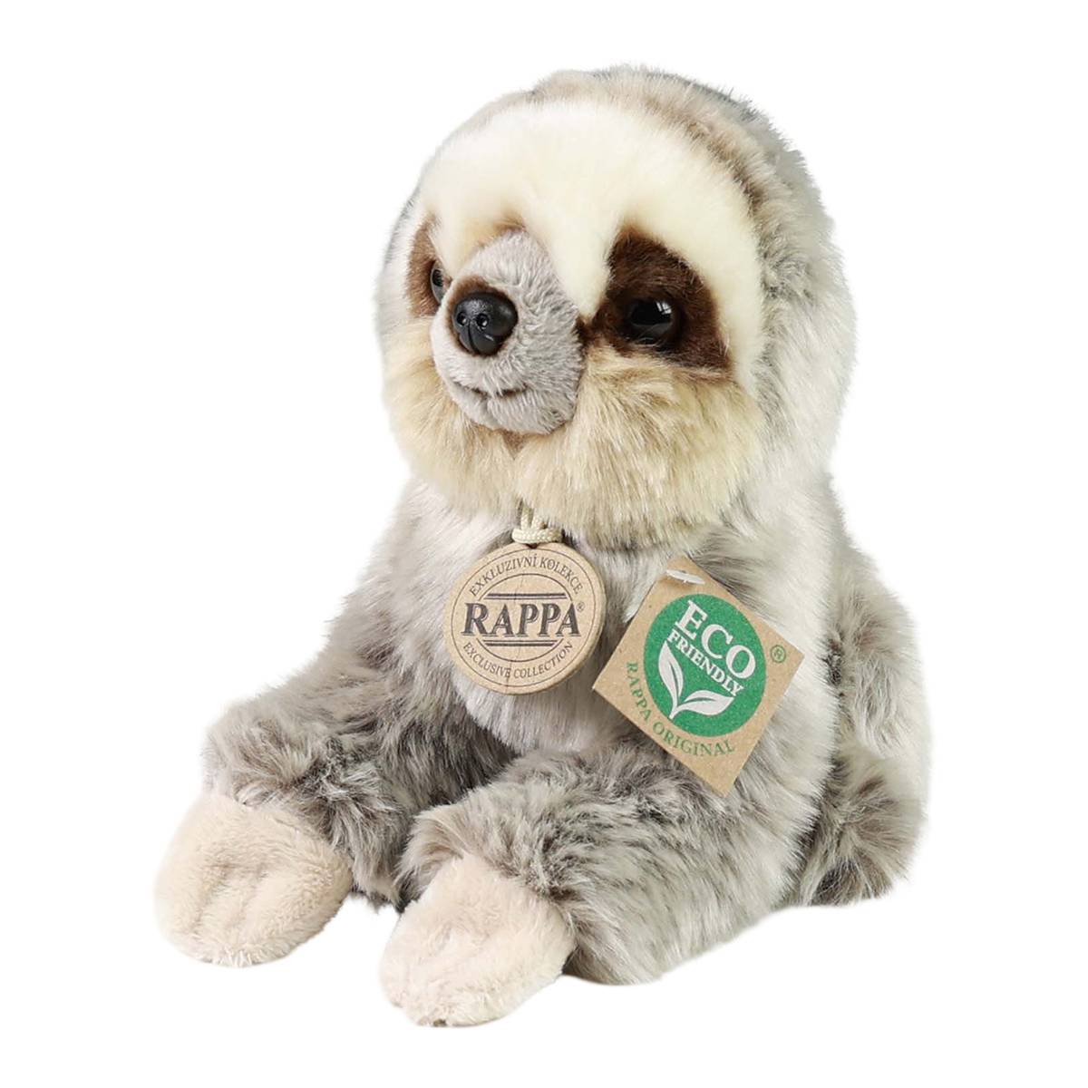 Peluche Paresseux Assis 18 cm en Polyester Ultra Douce Eco Friendly-1