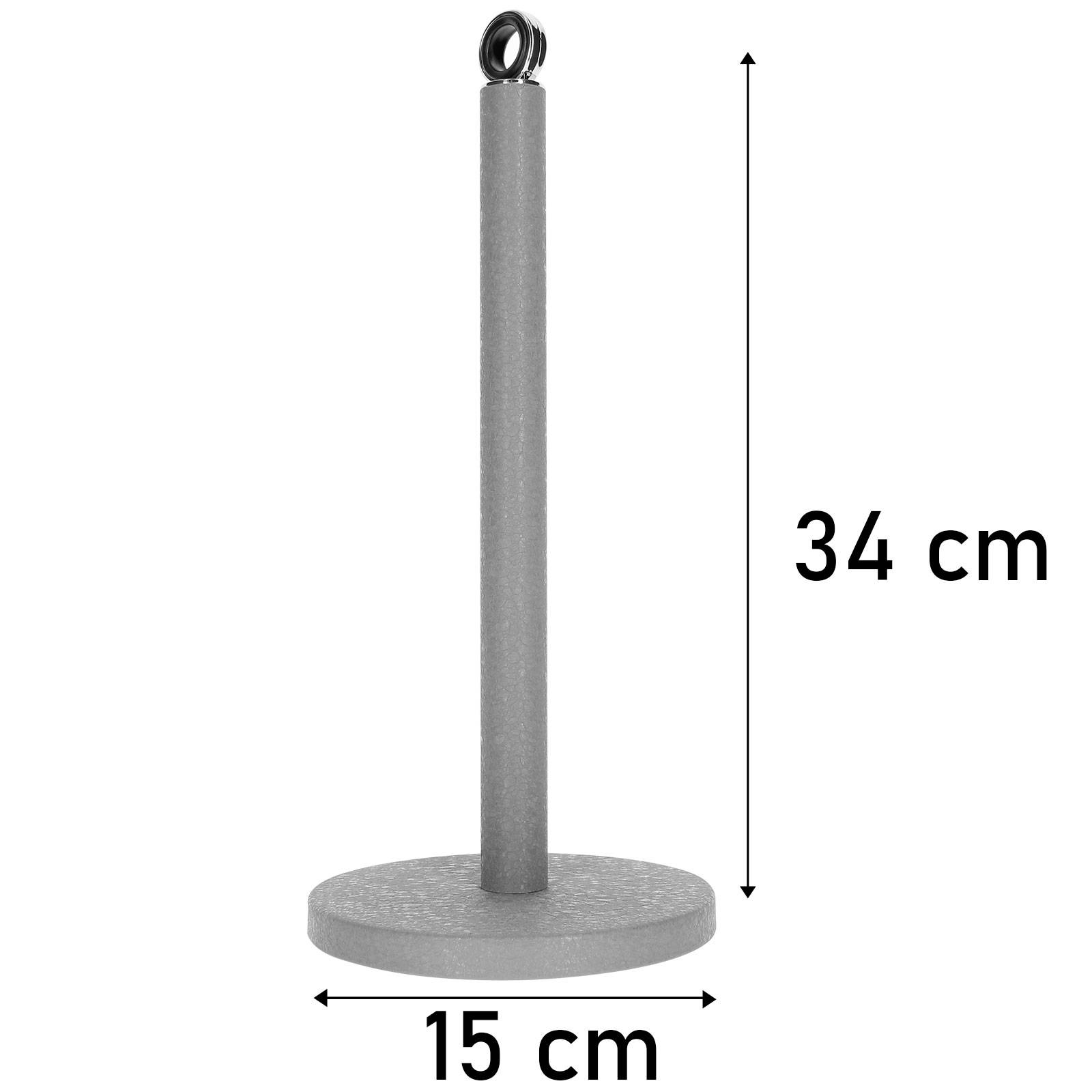 Porte Rouleaux Essuie Tout Effet Pierre avec Base Lourde Stable-0