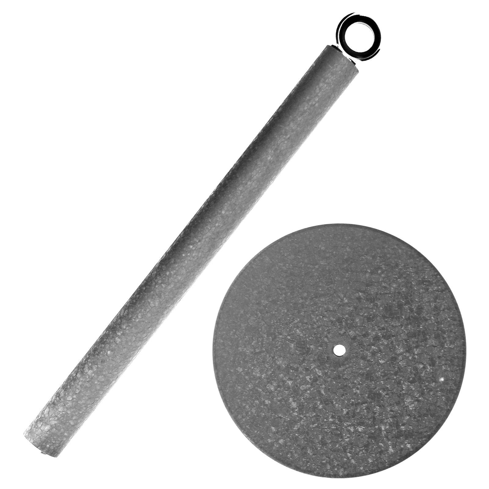 Porte Rouleaux Essuie Tout Effet Pierre avec Base Lourde Stable-4