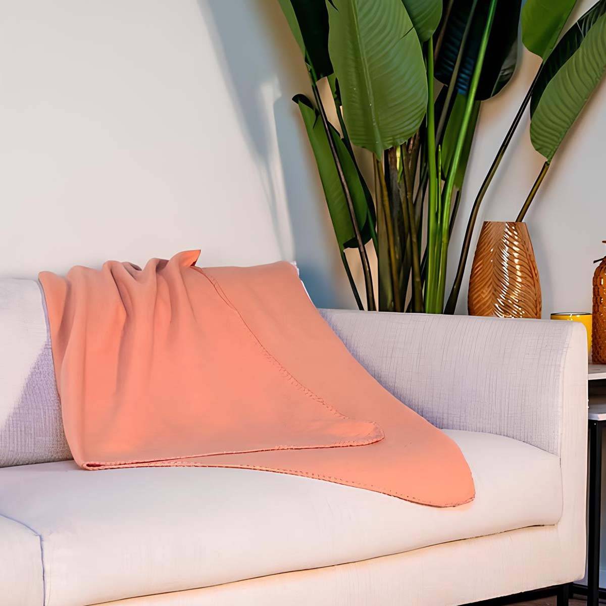 Couverture en Polaire Douce 130x170 cm Chaleureux pour Canapé et Lit-2