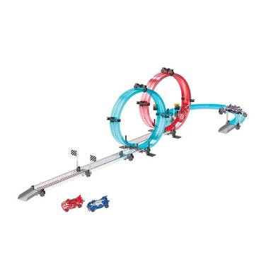 Circuit de Course à Construire 316cm avec 2 Voitures à Friction et Loopings