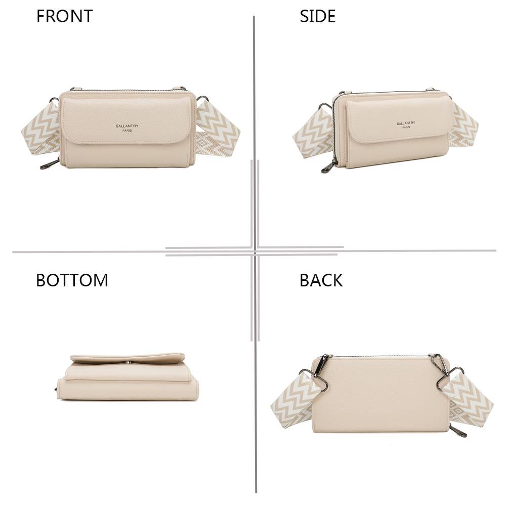Sac Bandoulière Portefeuille Mignon en Cuir-2