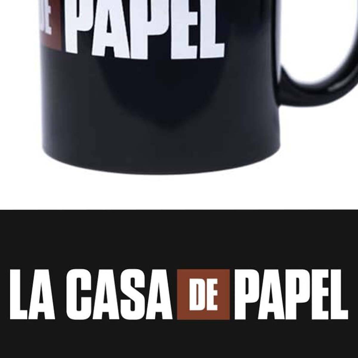 Mug Céramique 330 ml avec Logo La Casa de Papel Compatible Micro-ondes-0