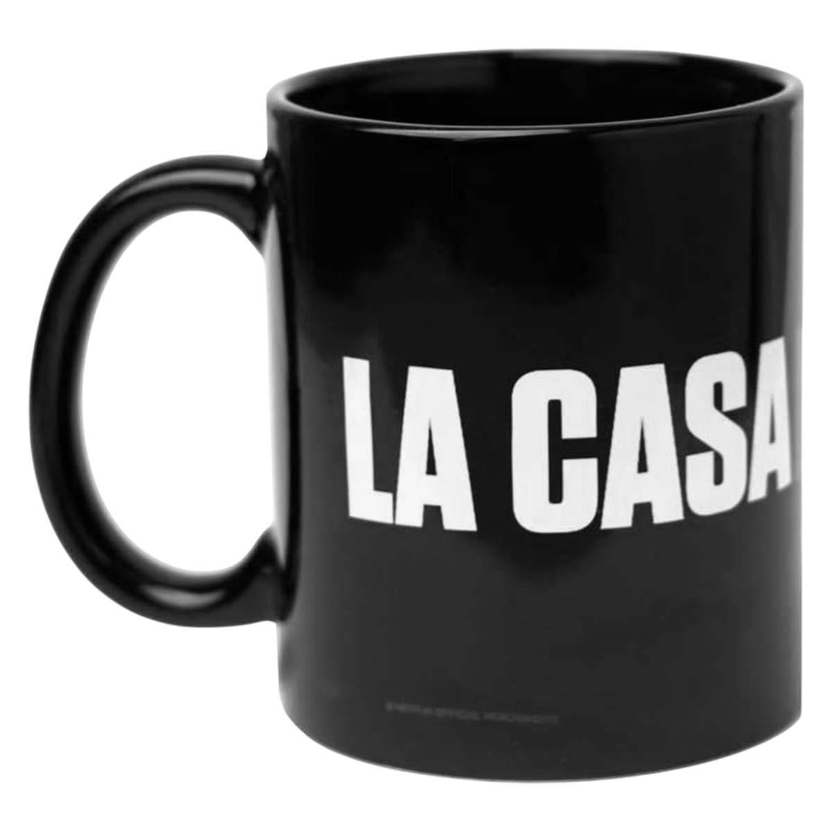 Mug Céramique 330 ml avec Logo La Casa de Papel Compatible Micro-ondes-1