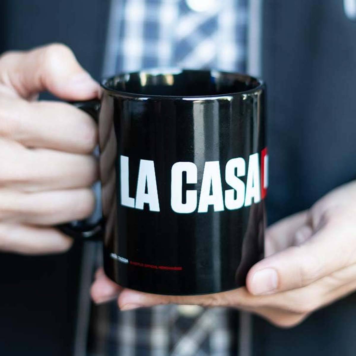 Mug Céramique 330 ml avec Logo La Casa de Papel Compatible Micro-ondes-3