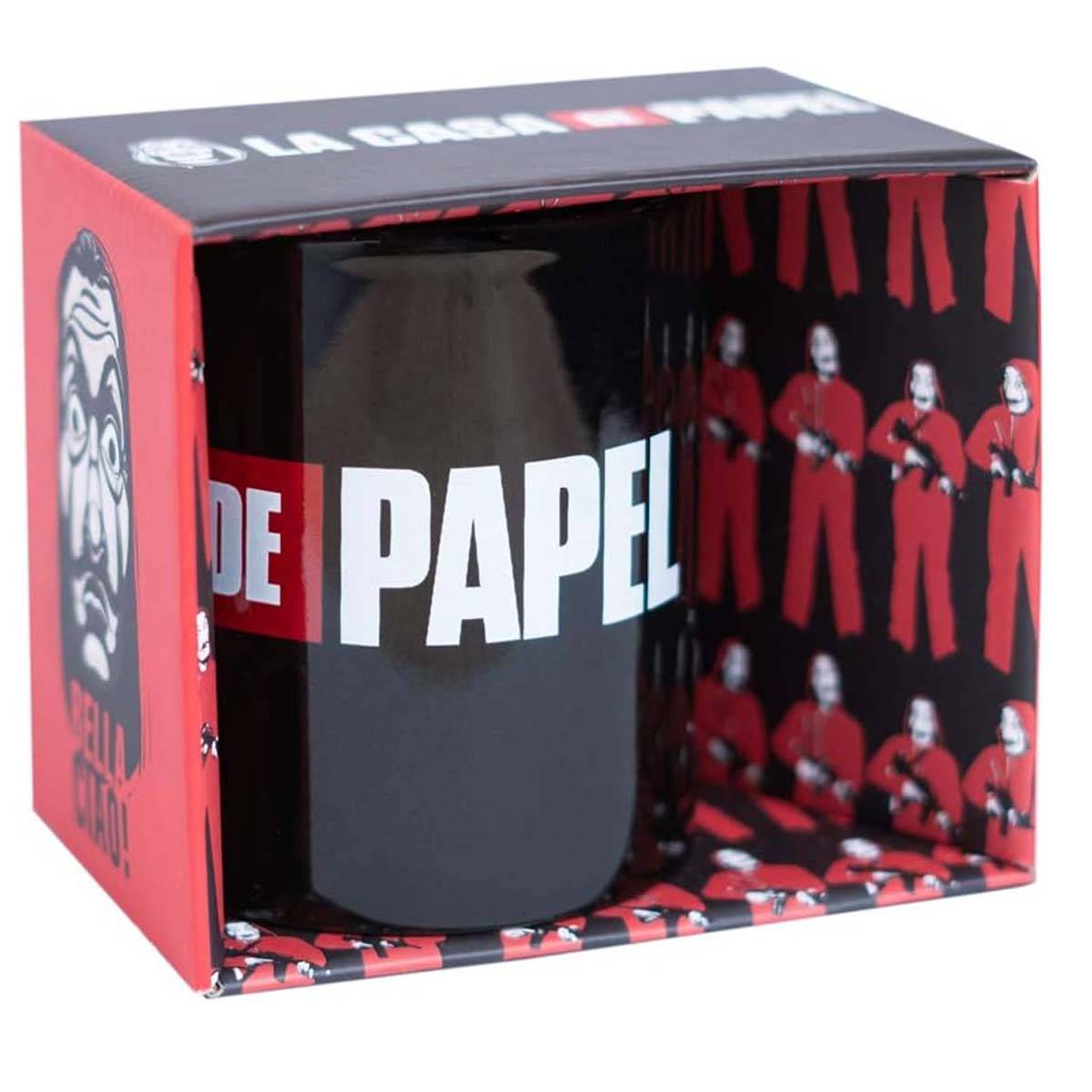 Mug Céramique 330 ml avec Logo La Casa de Papel Compatible Micro-ondes-4