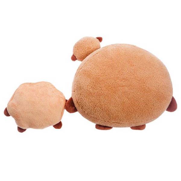 Peluche 20cm Modèle SHOOKY avec Petit Compagnon Ultra-Doux