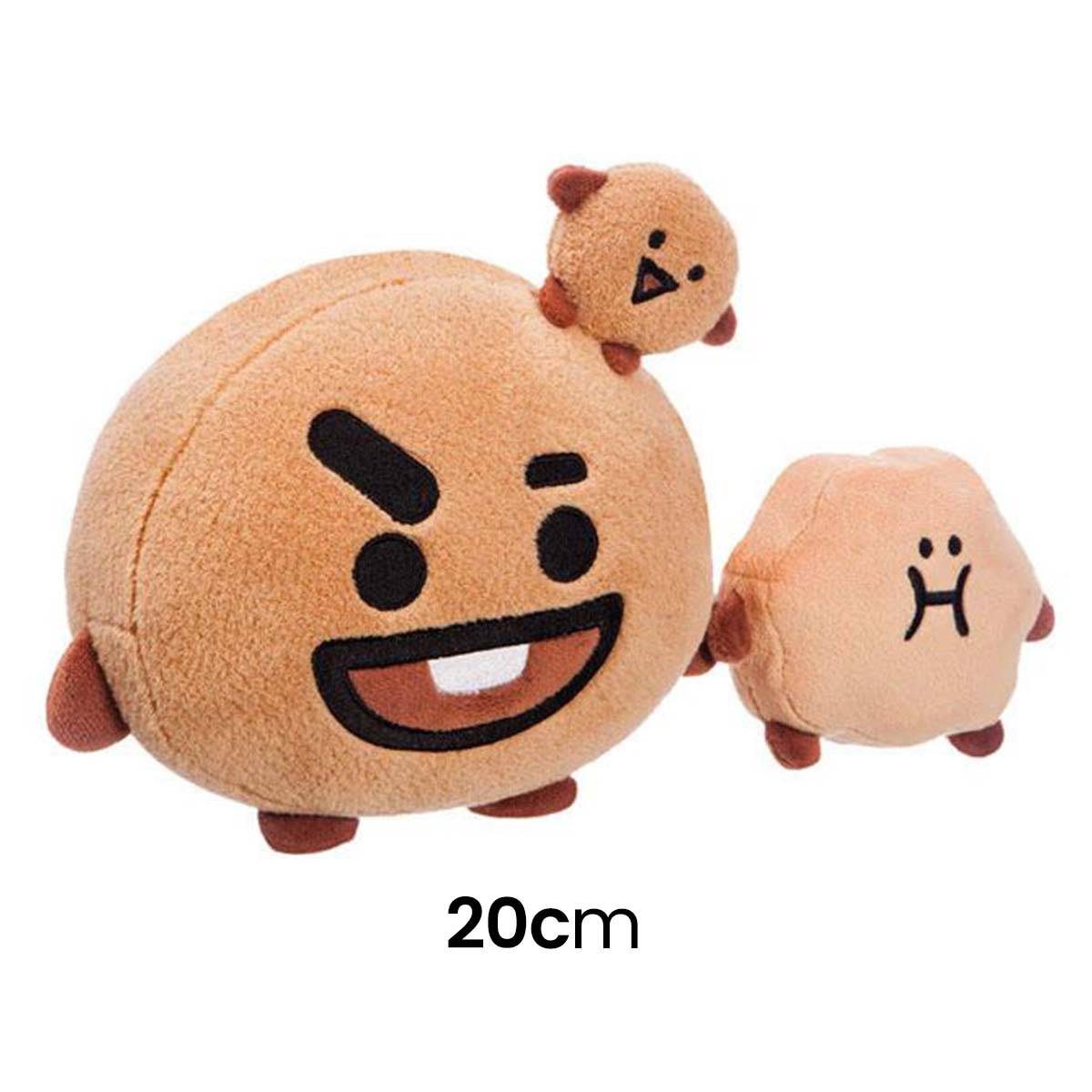 Peluche 20cm Modèle SHOOKY avec Petit Compagnon Ultra-Doux-3