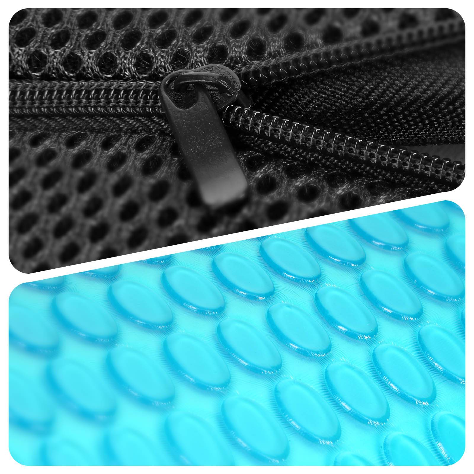 Coussin à Mémoire de Forme Siège Auto Poche de Rangement Sangle Ajustable-2