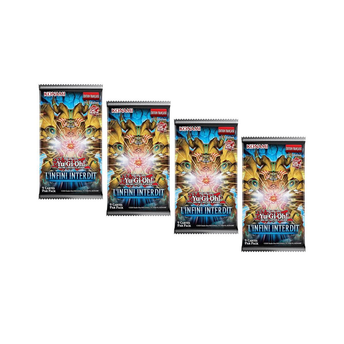 Set de 4 Boosters Cartes à Jouer L’Infini Interdit-1
