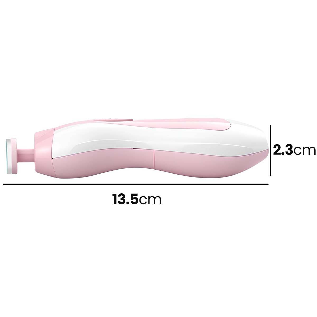 Set de Manucure Électrique pour Bébé Rotatif avec LED et 6 Embouts-4