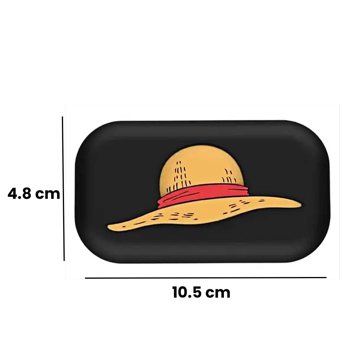 Porte-Monnaie Enfant Sans Contact avec Coque Motif Chapeau de Paille-3