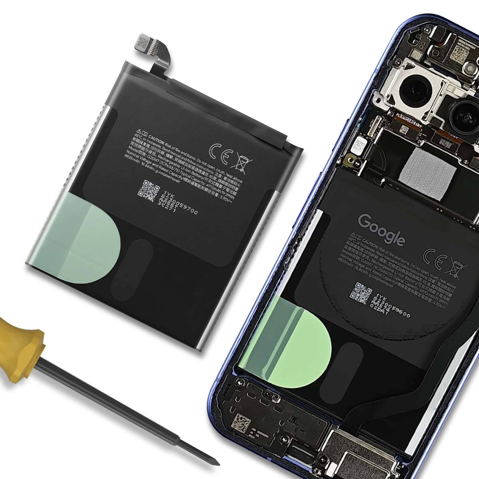 Batterie de Remplacement pour Google Pixel 10 Li-ion 4970mAh Référence G20M7-2