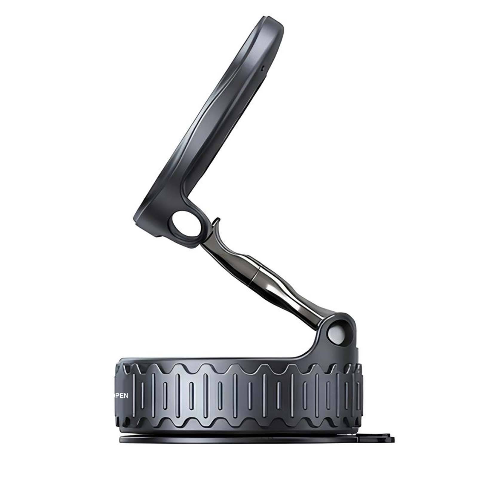 Support Magnétique Universel Rotatif avec Ventouse Renforcée pour Voiture-0