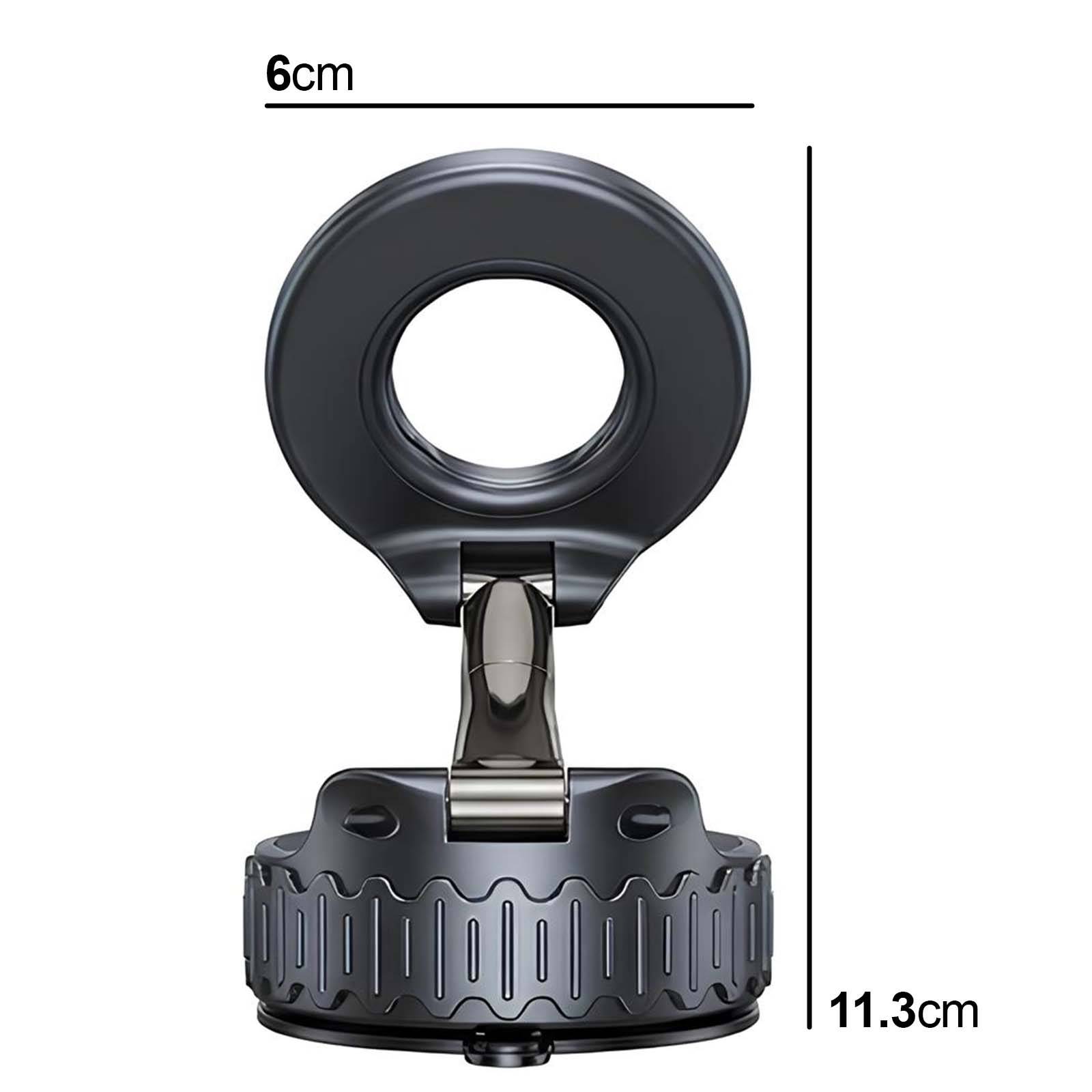 Support Magnétique Universel Rotatif avec Ventouse Renforcée pour Voiture-3