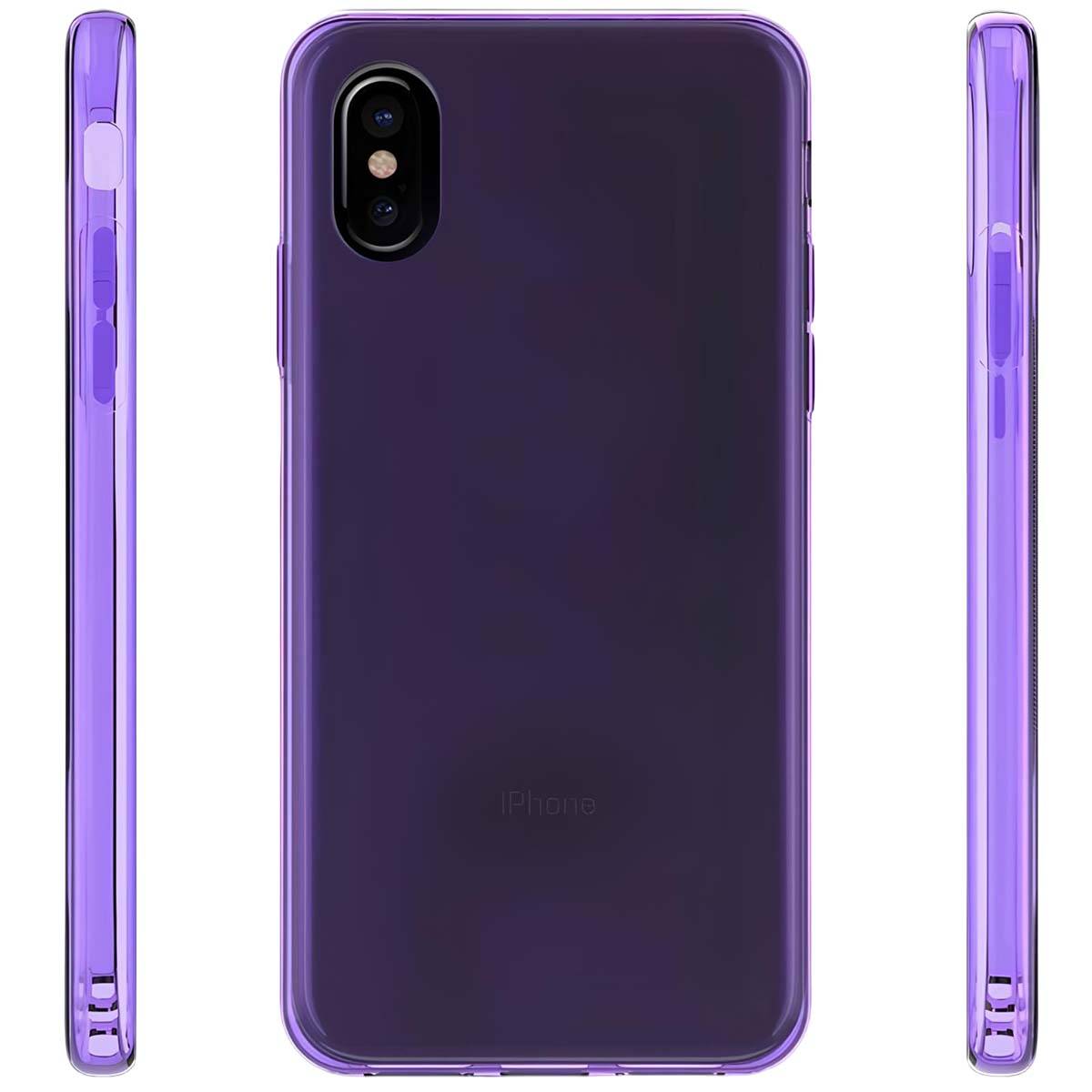 Coque en TPU Souple pour iPhone X avec Dos Renforcé-2