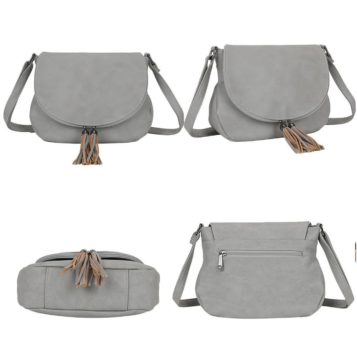 Sac à Bandoulière pour Femme à Fermeture Éclair-3