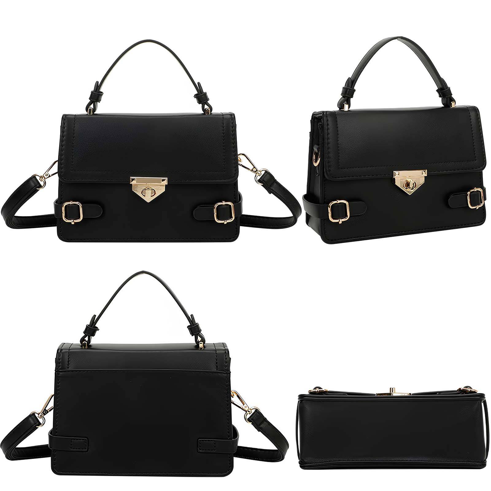 Sac à Main pour Femme avec Fermoir Cœur Métallique et Bandoulière-2