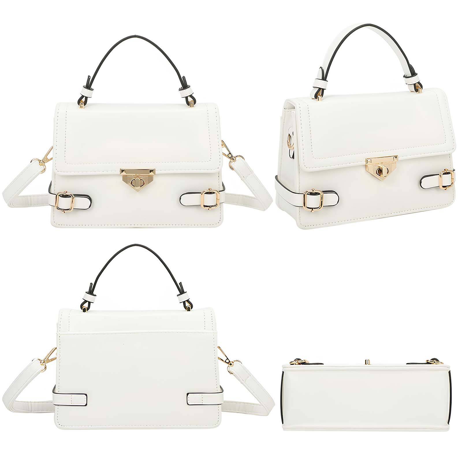Sac à Main pour Femme avec Fermoir Cœur Métallique et Bandoulière-2