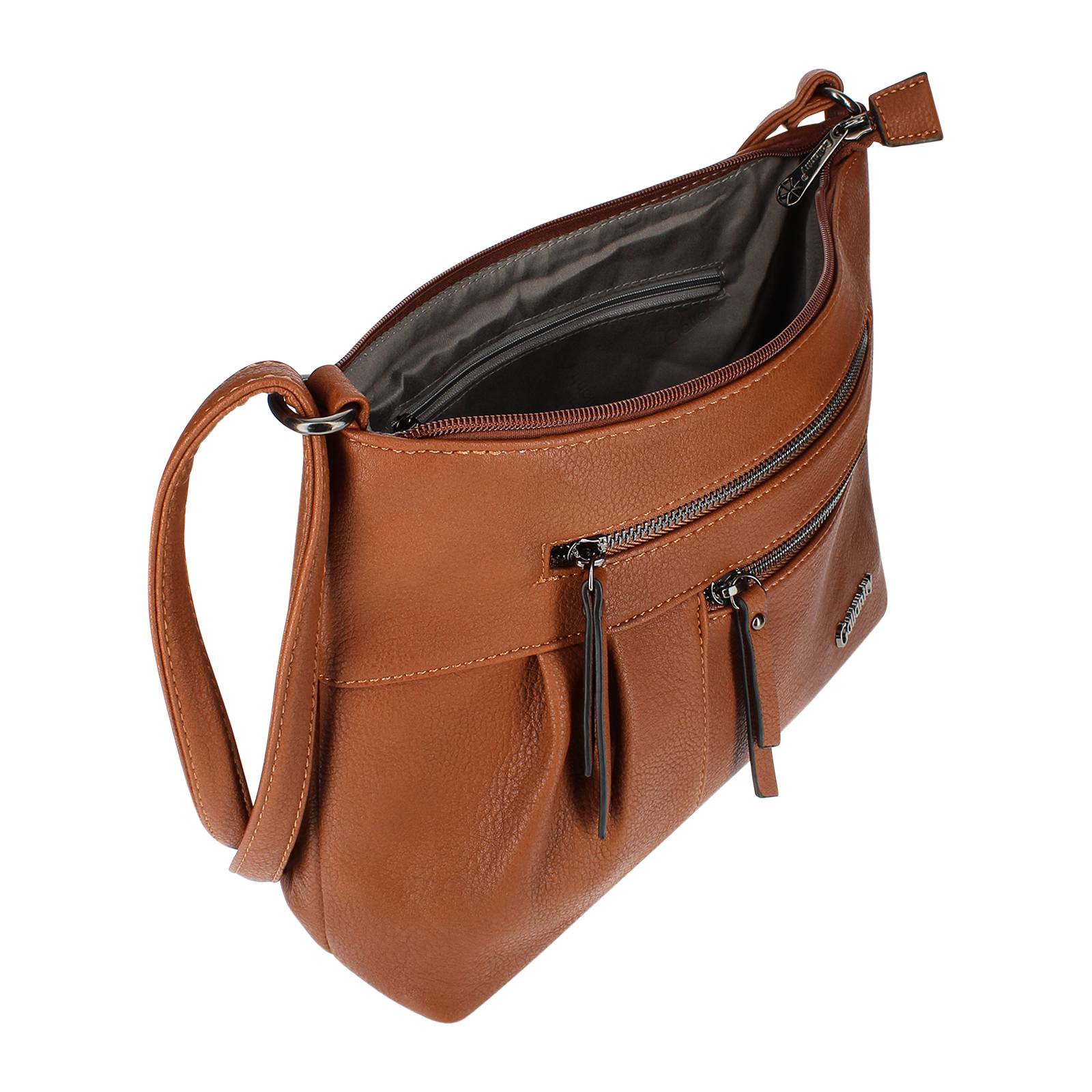 Sac bandoulière multi compartiment zippés-3