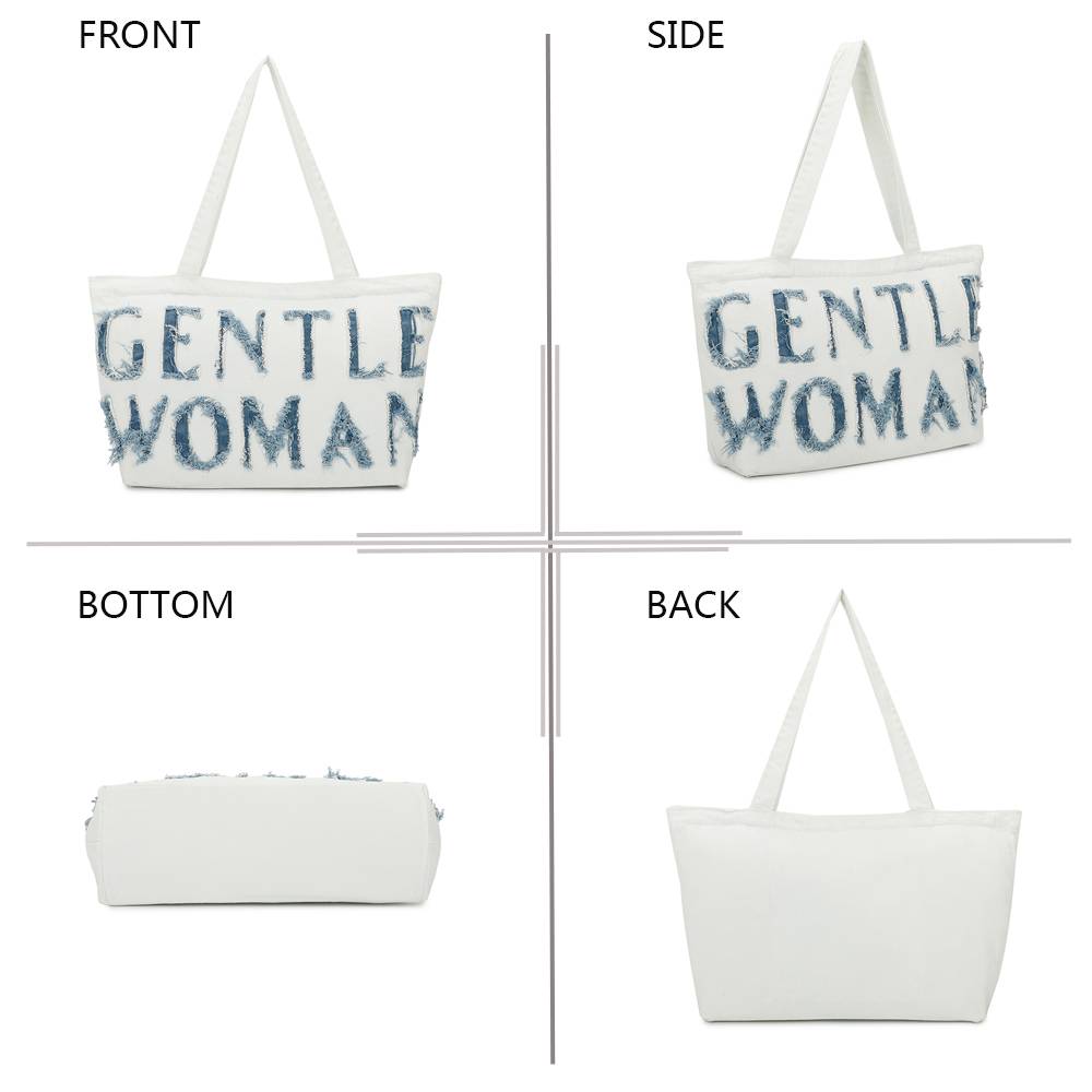 Sac à Main Cabas Gentle Woman en Jean-2