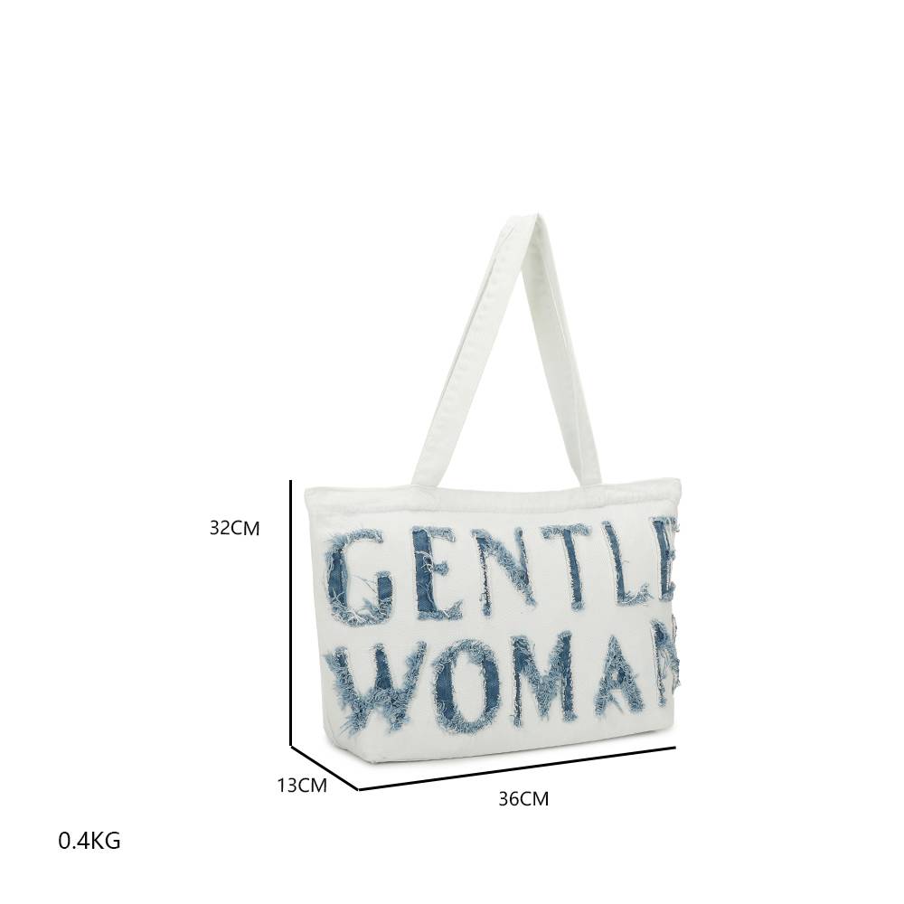 Sac à Main Cabas Gentle Woman en Jean-3