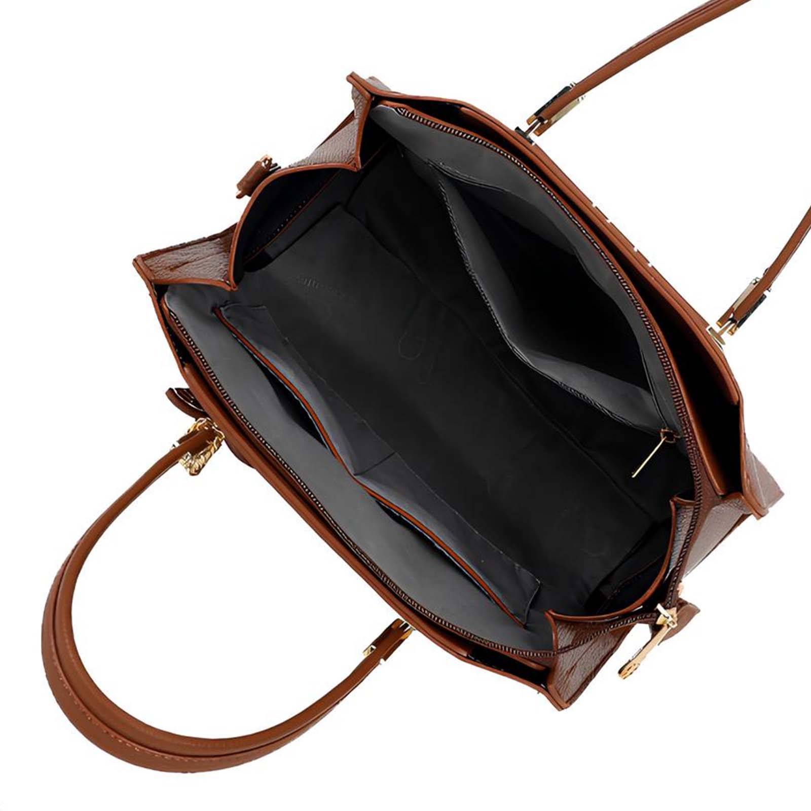 Sac à main pour Femme Ariane avec Pendentif Papillon et Bandoulière Amovible-4