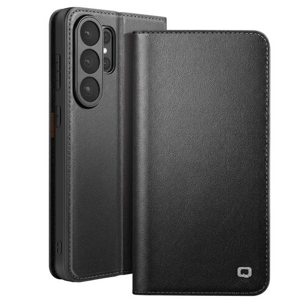 Étui Portefeuille pour Galaxy S26 Ultra avec Support en Cuir Effet Mat