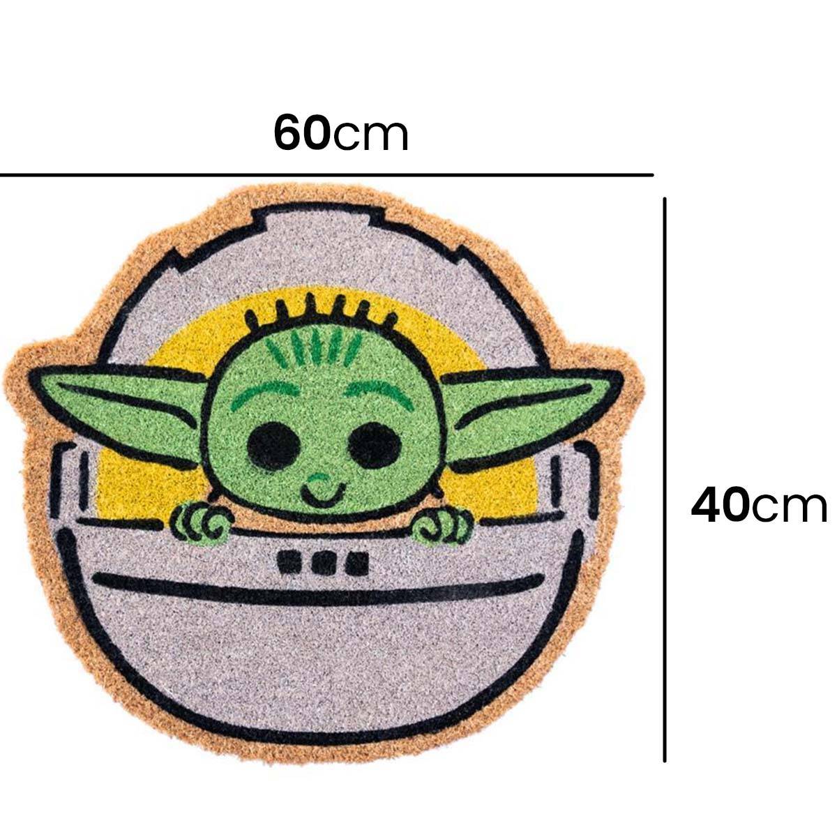 Paillasson Décoratif Baby Yoda 40x60cm Antidérapant-4