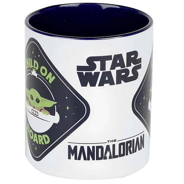 Mug 300ml en Céramique avec Illustration Grogu The Mandalorian en Coffret Cadeau