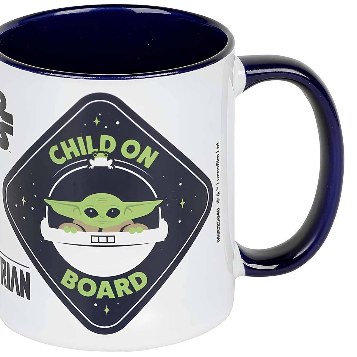 Mug 300ml en Céramique avec Illustration Grogu The Mandalorian en Coffret Cadeau-2