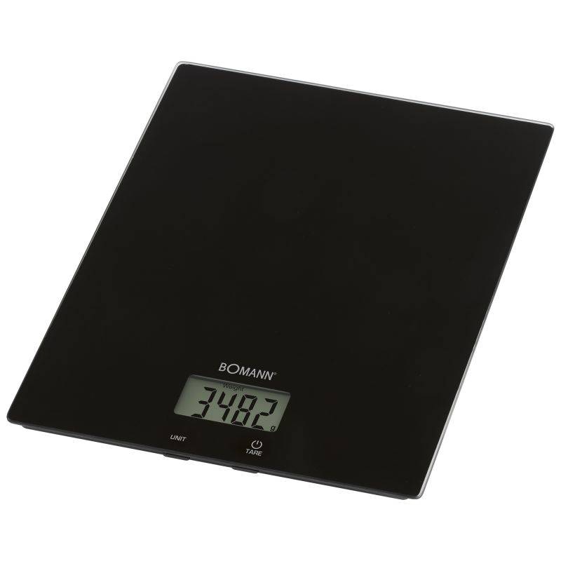 Balance de cuisine en verre Noir Bomann KW6085CB-Noir-0