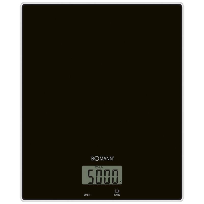 Balance de cuisine en verre Noir Bomann KW6085CB-Noir-1